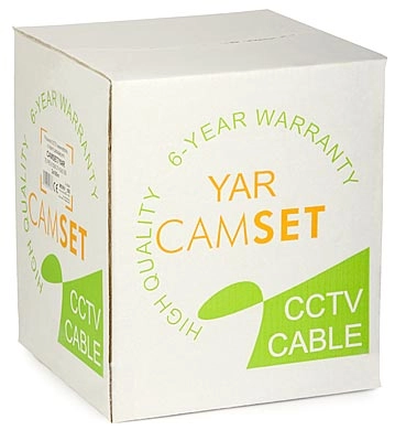 Przewód CCTV YAR 75-0.59/3.7+2x0.50 z dwoma przewodami zasilającymi 230V AC [100m]