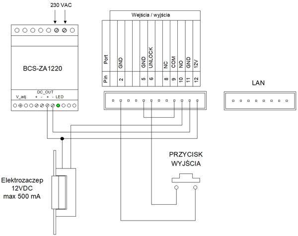 BCS-PAN1300B-S-schemat-podlaczenia-przycisku-elektrozaczepu