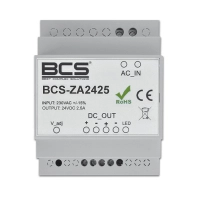 BCS-ZA2425 Dedykowany zasilacz do systemu videodomofonowego IP BCS
