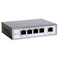 FEPS-1504 switch PoE 8level (5x FE, 4x PoE)