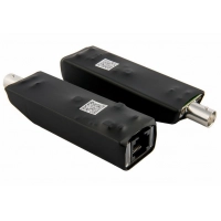 BCS-xCOAX/IP-PP zestaw pasywnych konwerterów do transmisji Ethernet oraz PoE po koncentryku