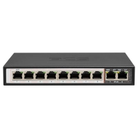 BCS-B-SP0802 BCS switch PoE 10 portowy (8x PoE, 2x Uplink)
