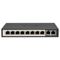 BCS-B-SP08G02G BCS Basic switch PoE 10 portowy (8xPoE Gigabit, 2xUplink)