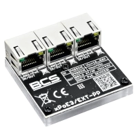 BCS-XPOE3/EXT-PP BCS switch PoE 3 porty (3× PoE IN/OUT PASSIVE) mini