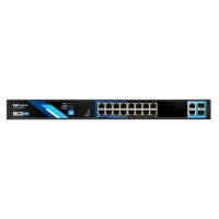 BCS-B-SP1602G-2SFP-II BCS Basic niezarządzalny switch PoE 16 portowy