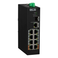BCS-L-SP08E01G-1SFP BCS Line switch PoE 9 portowy (8x RJ45 PoE, 1x SFP)