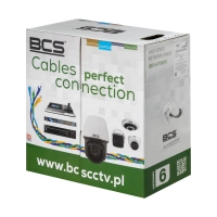 BCS-U/UTP-CAT6-LSOH[1M] BCS Universal kabel U/UTP kat.6