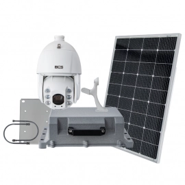 BCS-L-SIP6432SR15L5-AI2-4G ZESTAW BCS Line kamera PTZ IP 4Mpx panel solarny 125W