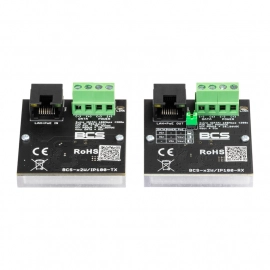 BCS-X2W/IP100 BCS zestaw aktywnych konwerterów Ethernet PoE