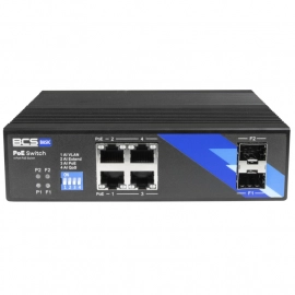 BCS-B-ISP04G-2SFP BCS Basic switch PoE 4 portowy RJ45 POE 2xSFP Uplink