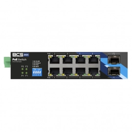 BCS-B-ISP08G-2SFP BCS Basic switch PoE 8 portowy RJ45 POE 2xSFP Uplink