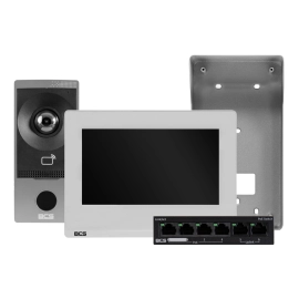Zestaw wideodomofonowy IP BCS-P-VIS02 BCS Point panel monitor switch PoE