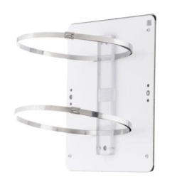 BCS-OB-2 BCS Line Adapter słupowy z obejmą i blachą montażową 300×220mm