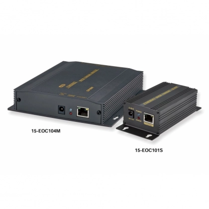 15-EOC104K - zestaw do transmisji sygnału ethernet po kablu koncentrycznym, zasięg do 500 metrów