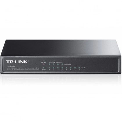 TP-LINK TL-SF1008P 8 portowy switch10/100M, 4 porty PoE