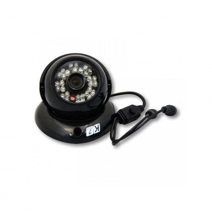 K2 620KIR-C kopułkowa kamera 600 linii IR 20m 3,6mm WDR