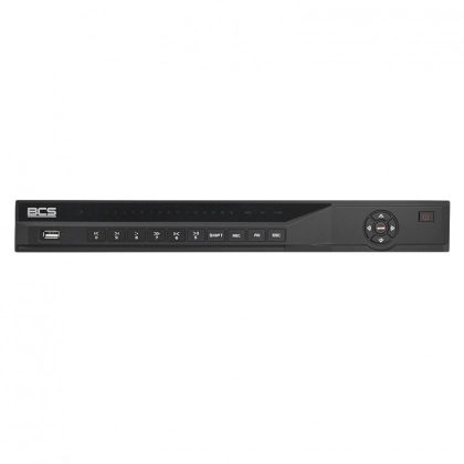BCS-NVR1602-4K-P-Ai BCS Line rejestrator inteligentny 16-kanałowy IP 4K PoE x16 