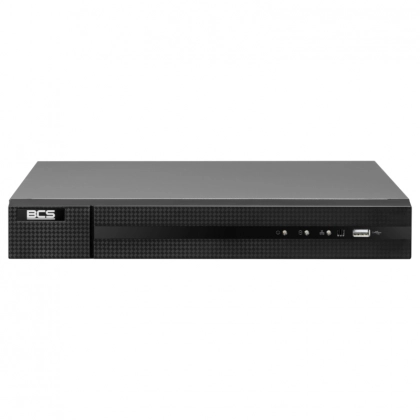 BCS-B-NVR0401-4P BCS Basic rejestrator 4 kanałowy IP PoE do 8Mpx