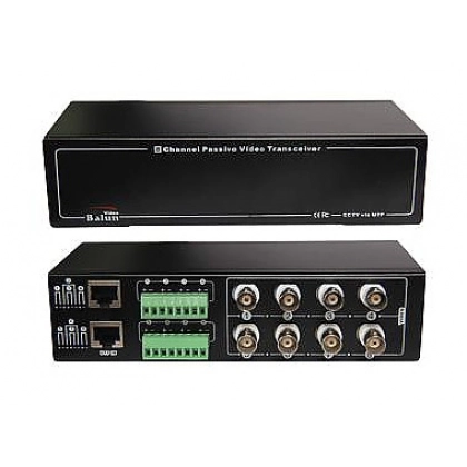 BCS-UHD-TR8-RE odbiornik 8 kanałowy do konwerterów UHD-TR1S-TR video po skrętce