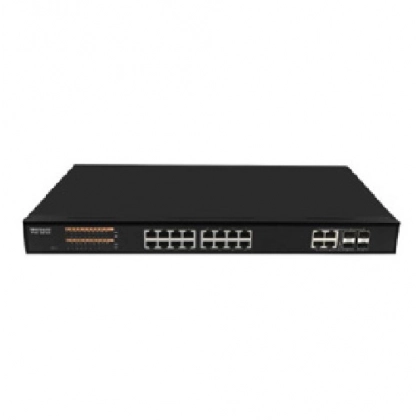 BCS-SP16G04G-4SFP-M BCS Universal zarządzalny switch PoE 20 portowy (16x PoE, 4x Uplink, 4x SFP)