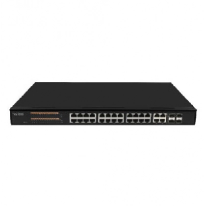 BCS-SP24G04G-4SFP-M BCS Line zarządzalny switch PoE 28 portowy (24x PoE, 4x Uplink, 4x SFP)