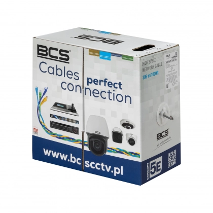 BCS-U/UTP-CAT5E-LSOH[1m] BCS Basic kabel U/UTP kat.5E skrętka nieekranowana