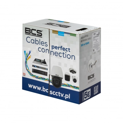 BCS-U/UTP-CAT5E-PVC[1M] BCS Universal kabel U/UTP kat.5E