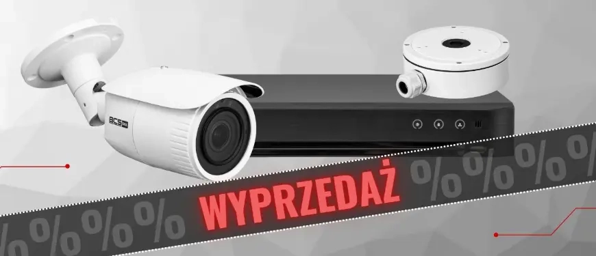 Wyprzedaż urządzeń BCS: Kup rejestratory, kamery i akcesoria w niskich cenach!