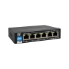 BCS-B-SP04G02G BCS switch PoE 6 portowy (4x PoE, 2x Uplink)