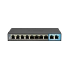 BCS-B-SP08G02G BCS Basic switch PoE 10 portowy (8xPoE Gigabit, 2xUplink)