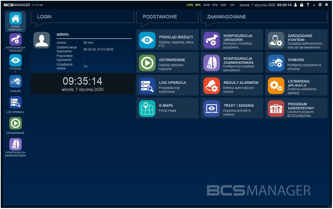 BCS Manager 1.5 - nowe funkcje