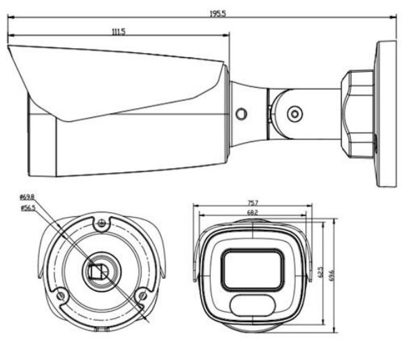 Wymiary BCS-TQE3500IR3-G(II)