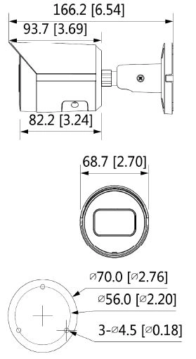 Wymiary BCS-TIP3401IR-E-V