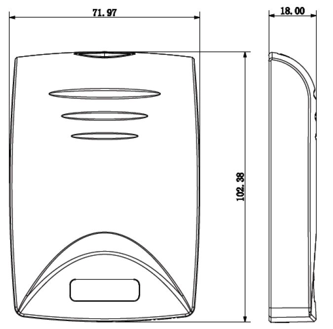 Wymiary BCS-CRS-M4Z