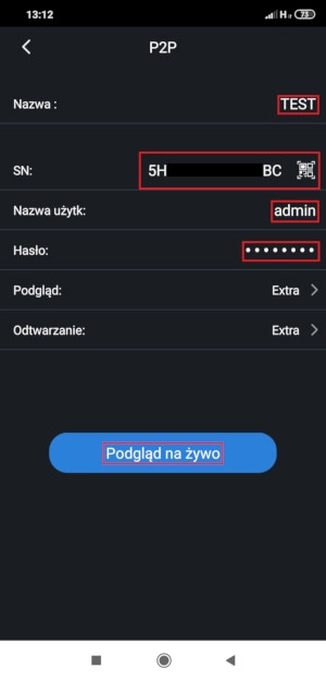 Podgląd na żywo z kamer BCS Line przez P2P - Android, iOS