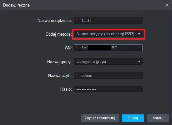 Podgląd na żywo z kamer przez P2P na systemy Windows - urządzenia BCS Line